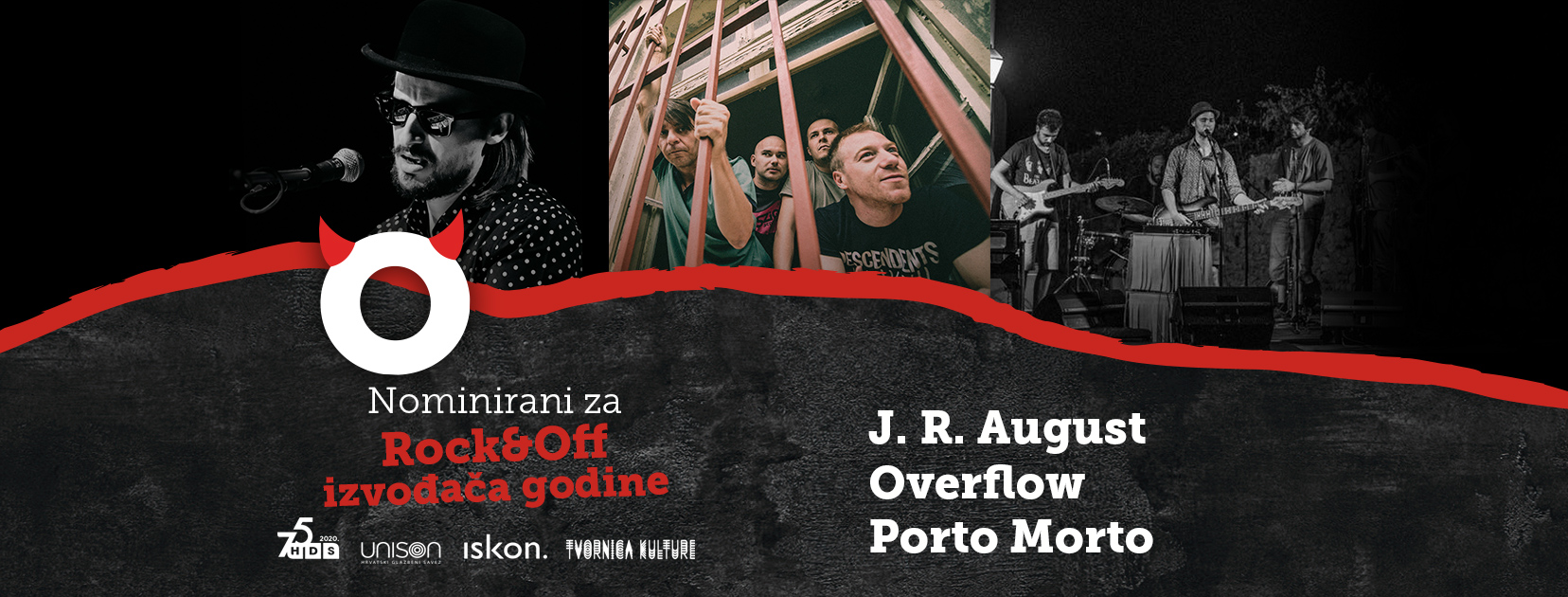 Rock je evoluirao: JR August, Overflow i Porto Morto